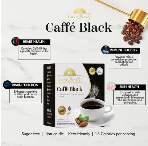 Luxe Slim - CAFFE BLACK - 10 sachet - 21g