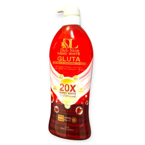 Deli Skin Nano White GLUTA Intensive Whitening Lotion SPF 50 - 500 ml