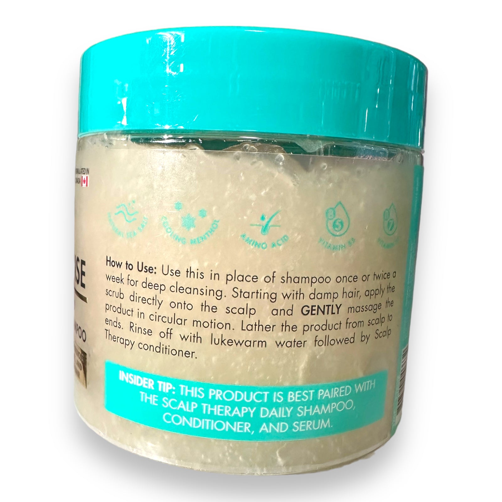 Luxe Organix - Scalp Cleanse Hair Detox Scrub Clarifying Treatment Shampoo 220g