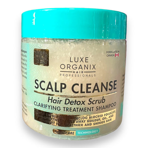 Luxe Organix - Scalp Cleanse Hair Detox Scrub Clarifying Treatment Shampoo 220g