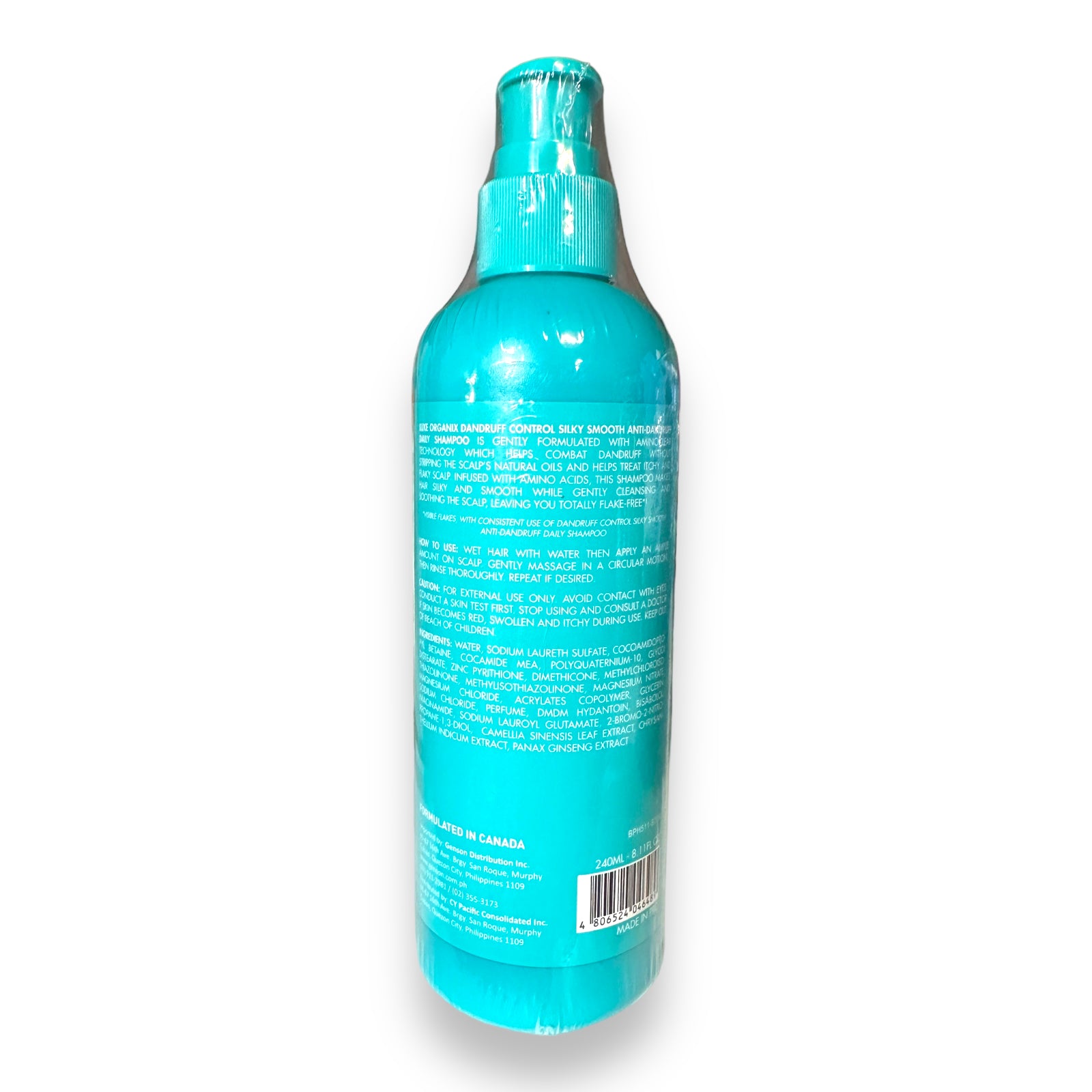 LUXE ORGANIX - Dandruff Control Silky Smooth Shampoo 240ml ( Green )