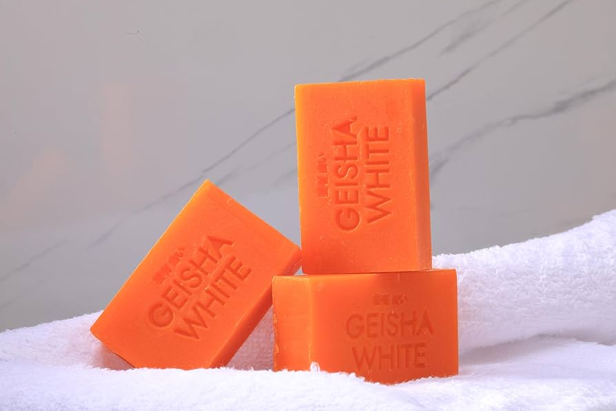 Geisha White - Scar and Blemish - Skin Brightening Bar - “INTENSE” (Orange)