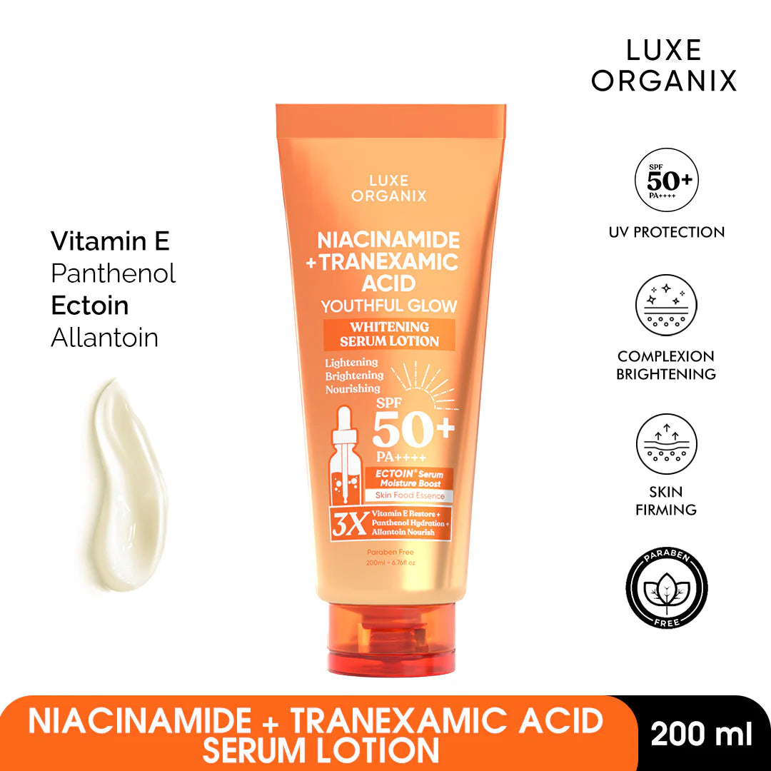 Luxe Organix - Niacinamide + “ TRANEXAMIC ACID “ Youthful Glow Whiteni ...