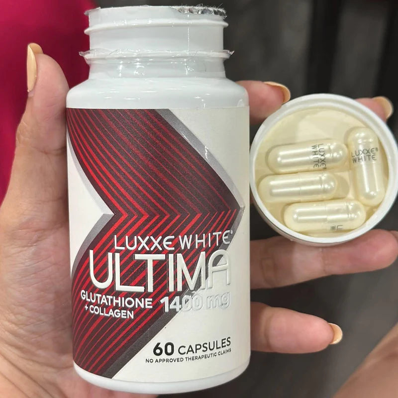 Luxxe White Ultima Glutathione + Collagen 1400 mg 60 Capsules Supplement