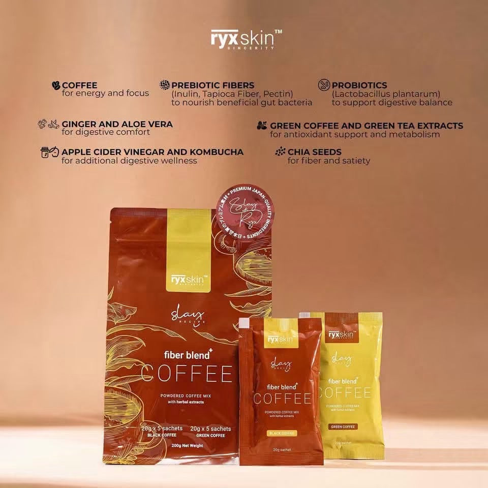 RYX Skin - Fiber Blend Coffee Powdered Mix 200g