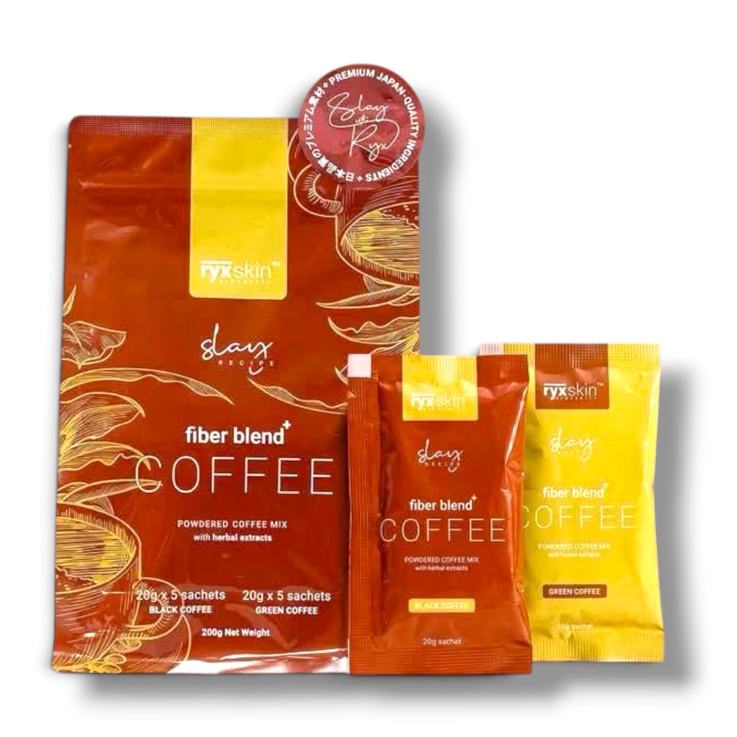 RYX Skin - Fiber Blend Coffee Powdered Mix 200g