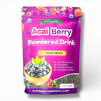Fitgum Acai Berry Powdered Drink w/ Chia Seeds