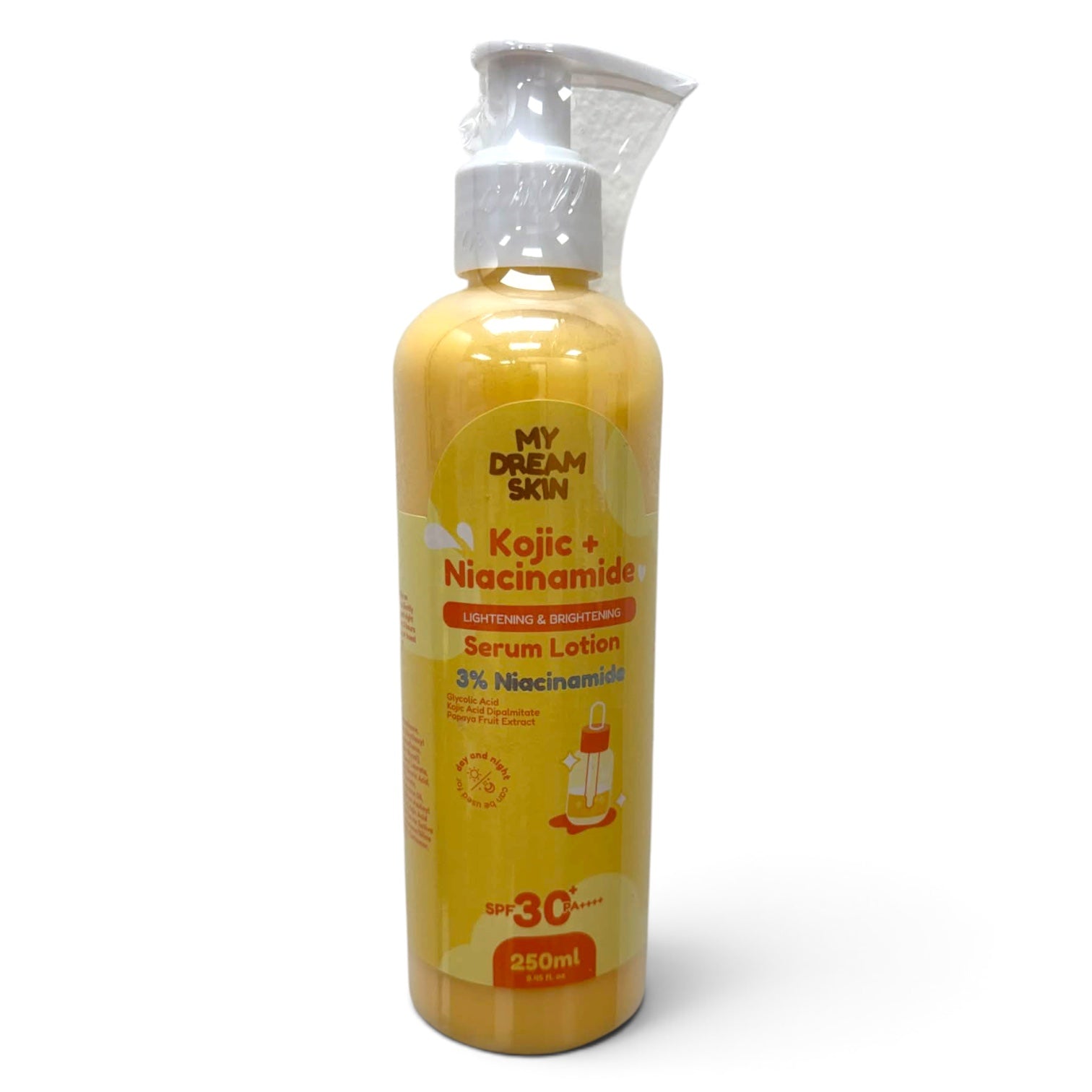 My Dream Skin - Kojic Niacinamide Lightening & Brightening  Serum Lotoon 3% Niacinamide - SPF 30 Pa+++ 250 ml -  SERUM LOTION