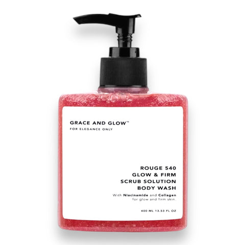 Grace and Glow - “ROUGE 540 GLOW & FIRM” Scrub Solution Body Wash 400 ml