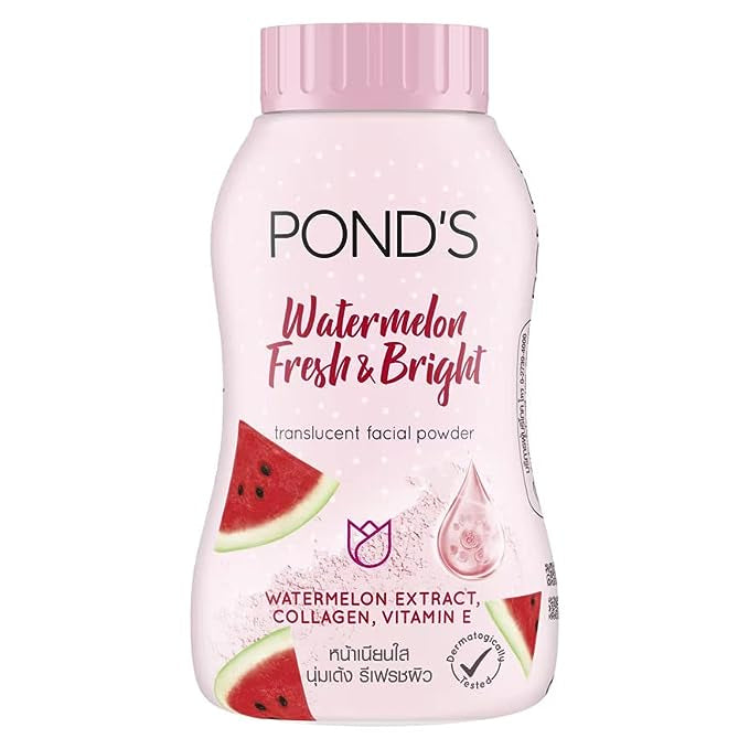 POND'S - Watermelon Fresh & Bright Translucent Facial Powder - 50 gms