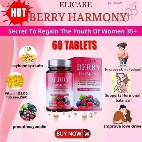 Elicare - BERRY HARMONY 60 tablets