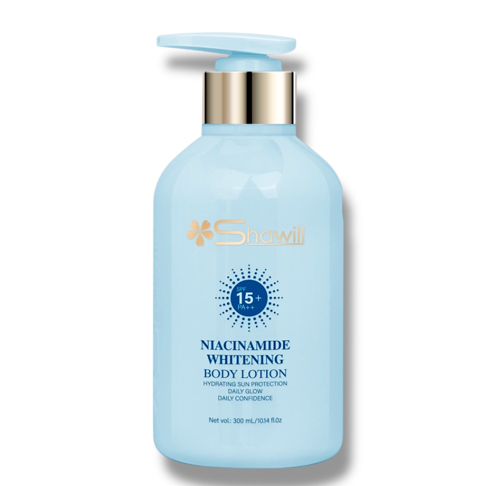 Shawill - Niacinamide Whitening Body Lotion w/ SPF 35 - 300 ml ( BLUE )