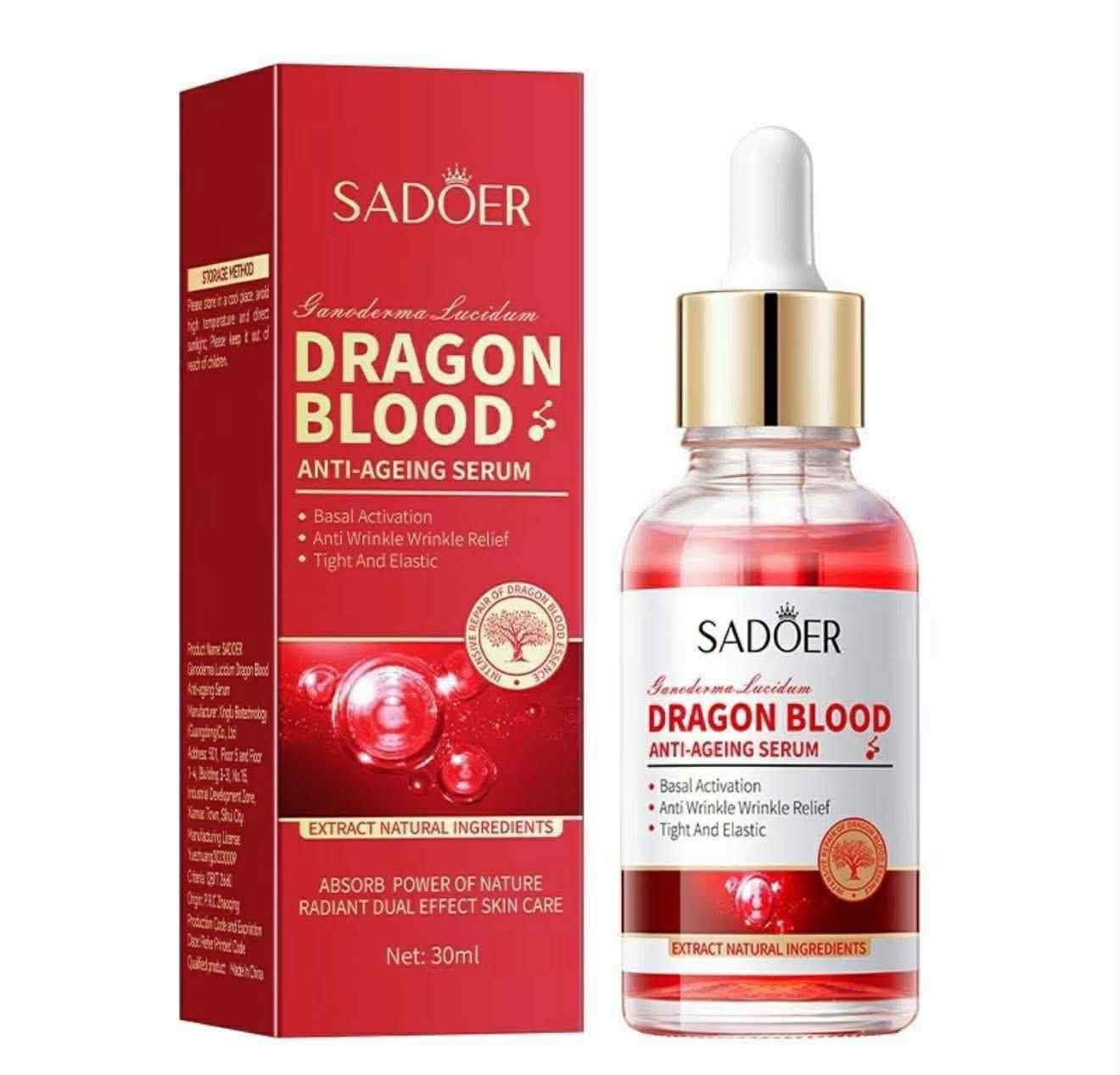 SADOER DRAGON BLOOD アンチエイジング美容液 SADOER - Dragon Blood Anti - Aging Serum 30 ml – My Care Kits