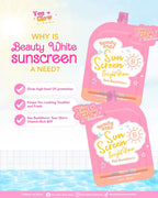You Glow Babe - Beauty White “ SUNSCREEN” Bright Glow SPF 50 - 25g