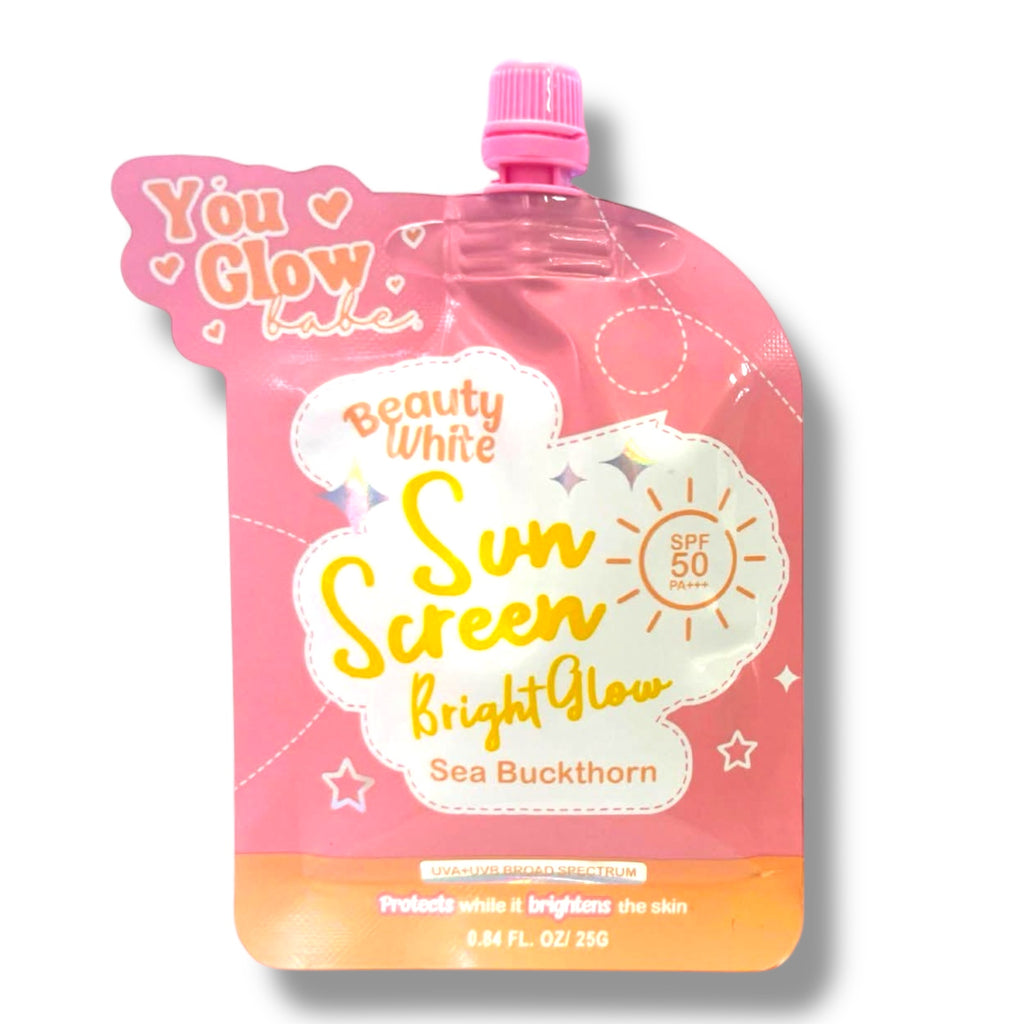 You Glow Babe - Beauty White “ SUNSCREEN” Bright Glow SPF 50 - 25g