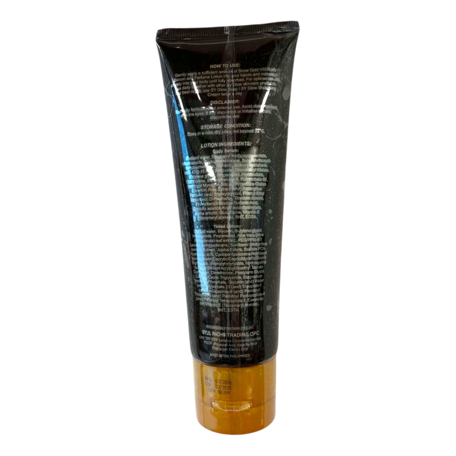 SY Glow - Snow Gold VIII Body Serum & Tinted Lotion 250ml