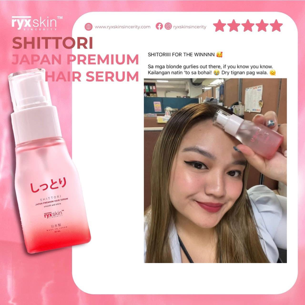 Ryx Skin - Shittori Premium Hair Serum 40ml