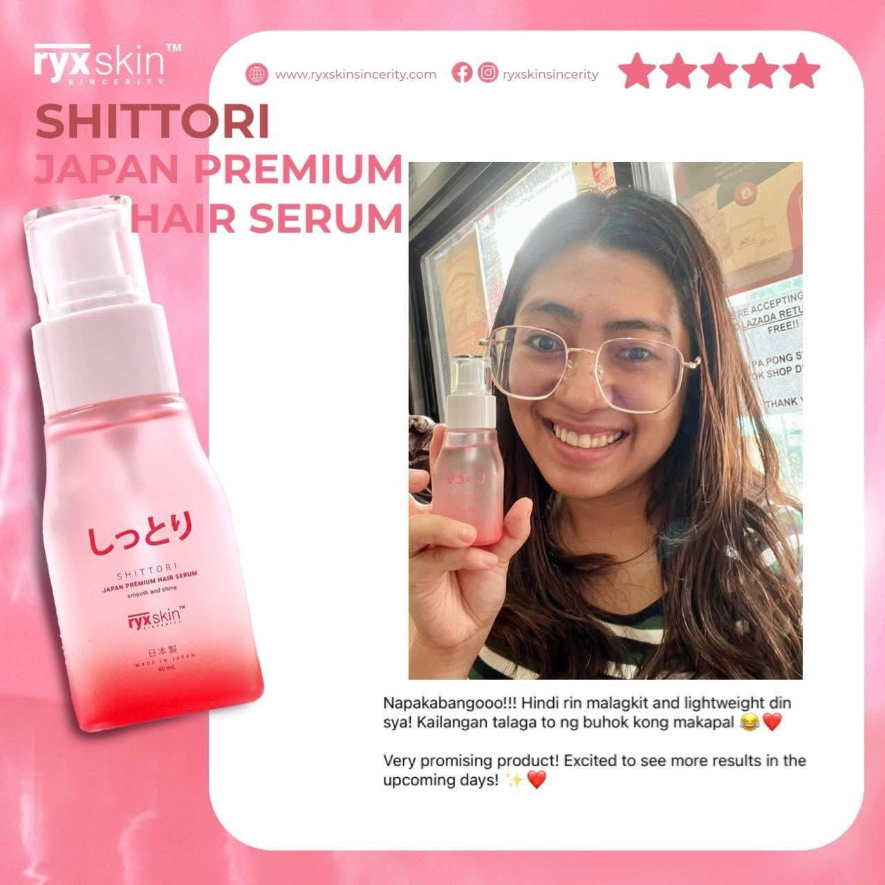 Ryx Skin - Shittori Premium Hair Serum 40ml
