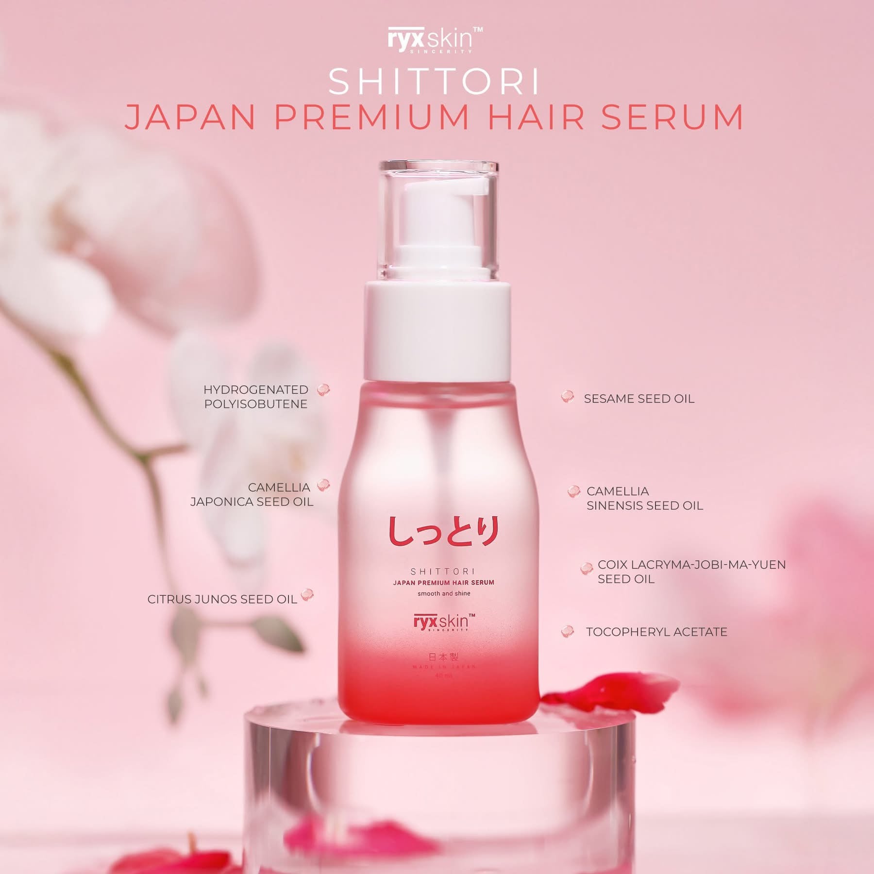Ryx Skin - Shittori Premium Hair Serum 40ml