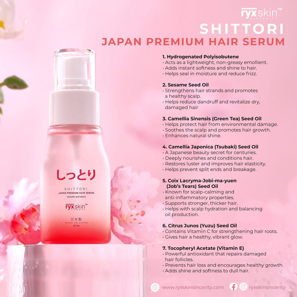 Ryx Skin - Shittori Premium Hair Serum 40ml