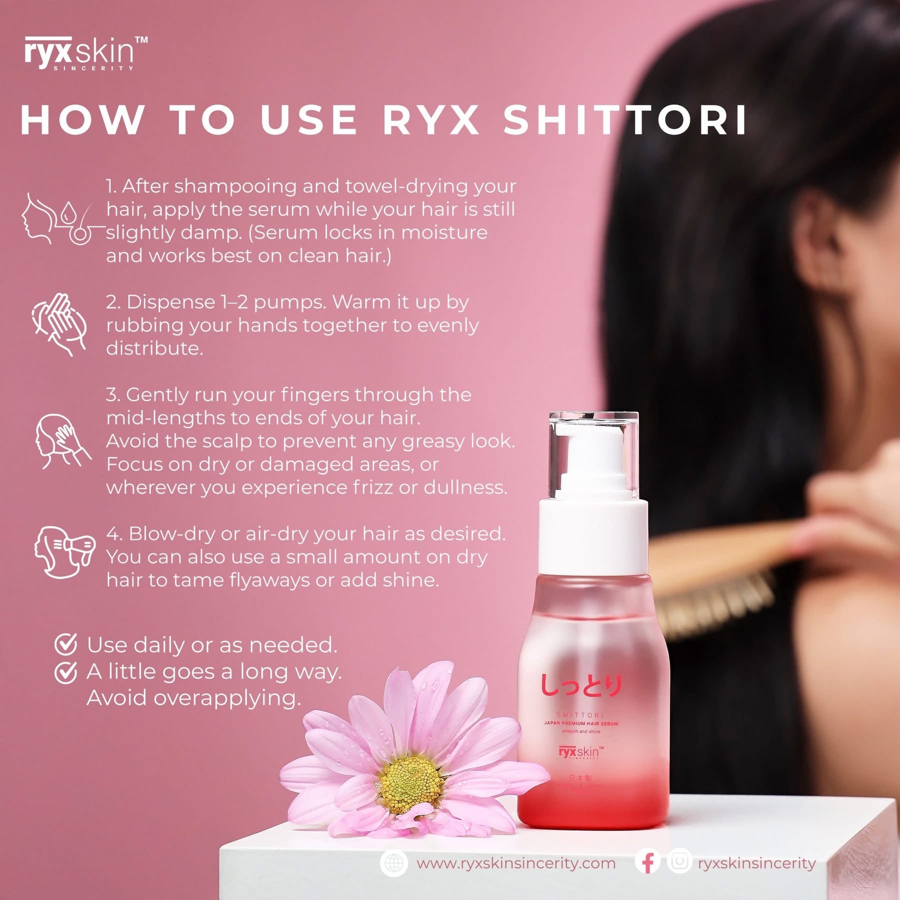 Ryx Skin - Shittori Premium Hair Serum 40ml