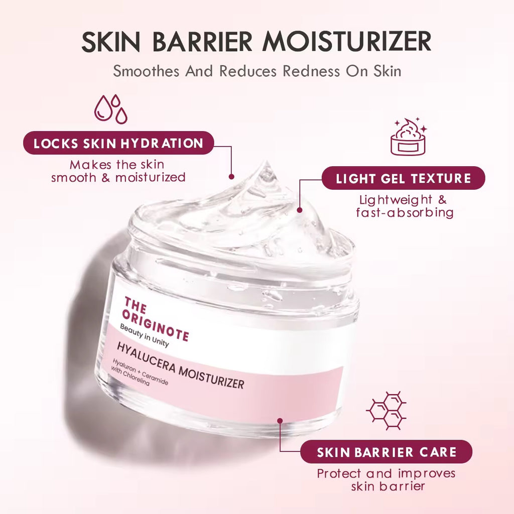 The Originote - Beauty in Unity Hyalucera Moisturizer - Hyaluron + Ceramide with Chlorelina 50ml