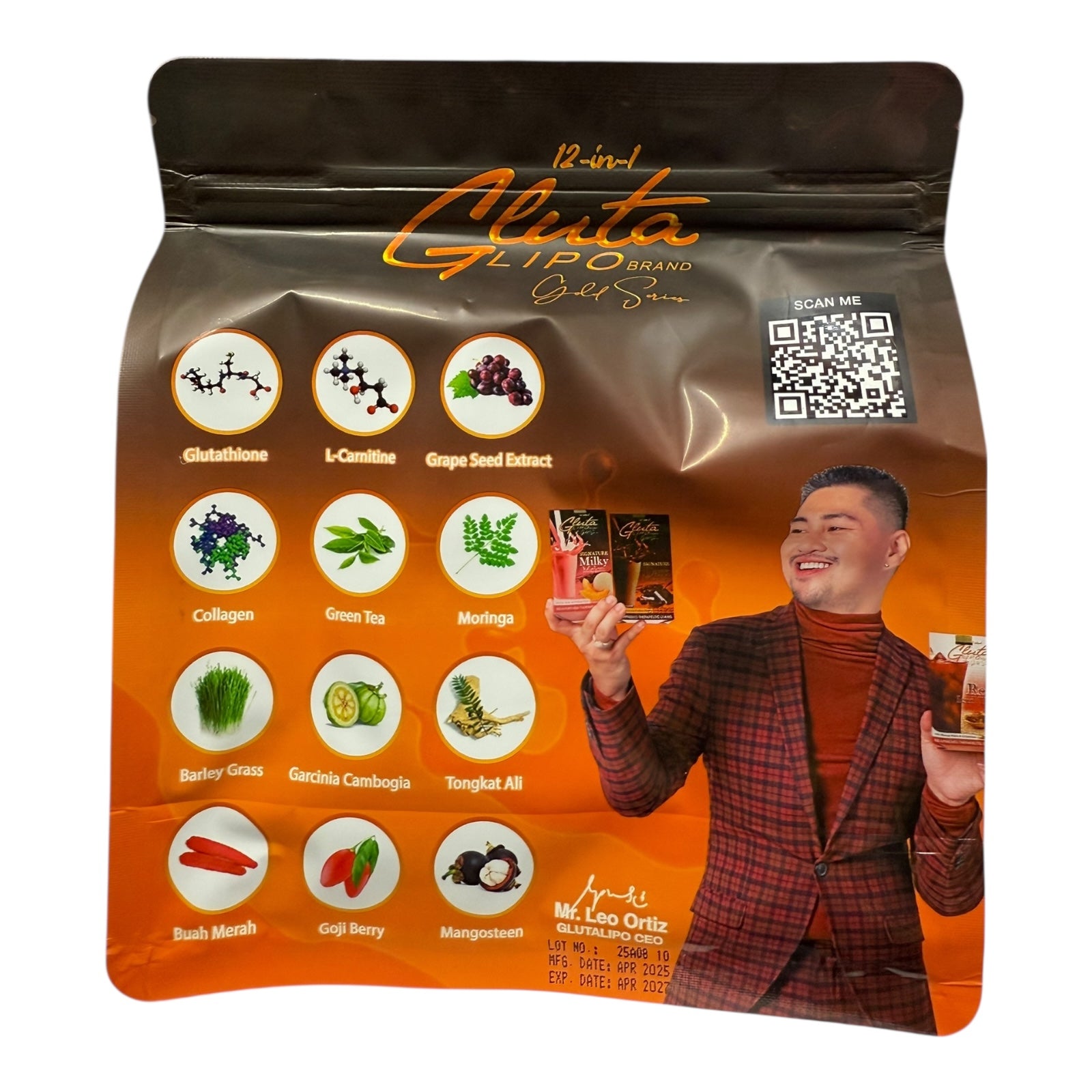 glutathione chocolate Gluta Lipo Gold Series Signature Dark Chocolate Drink – My Care Kits