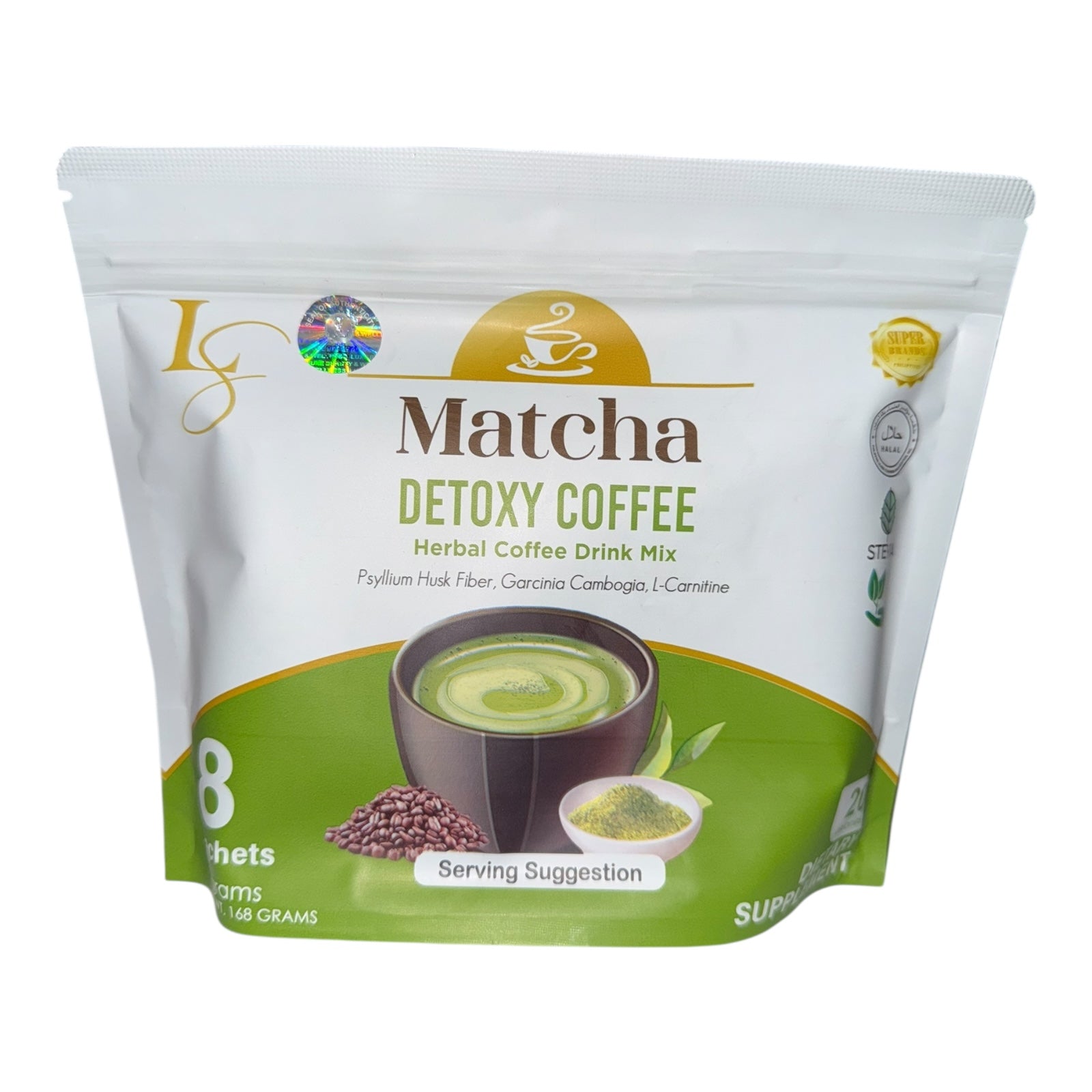 Luxe Slim - MATCHA Detoxy Coffee 8 x 21g