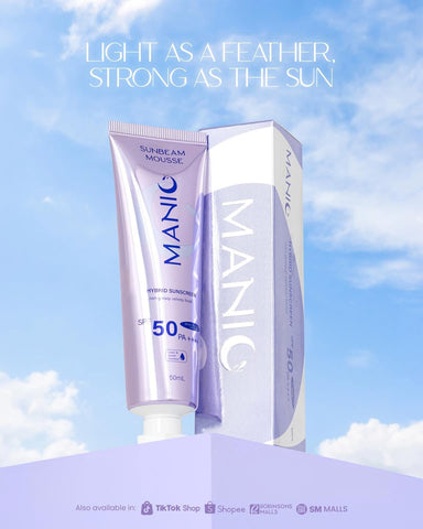 Manic Sunbeam Mousse Hybrid Sunscreen 50ml