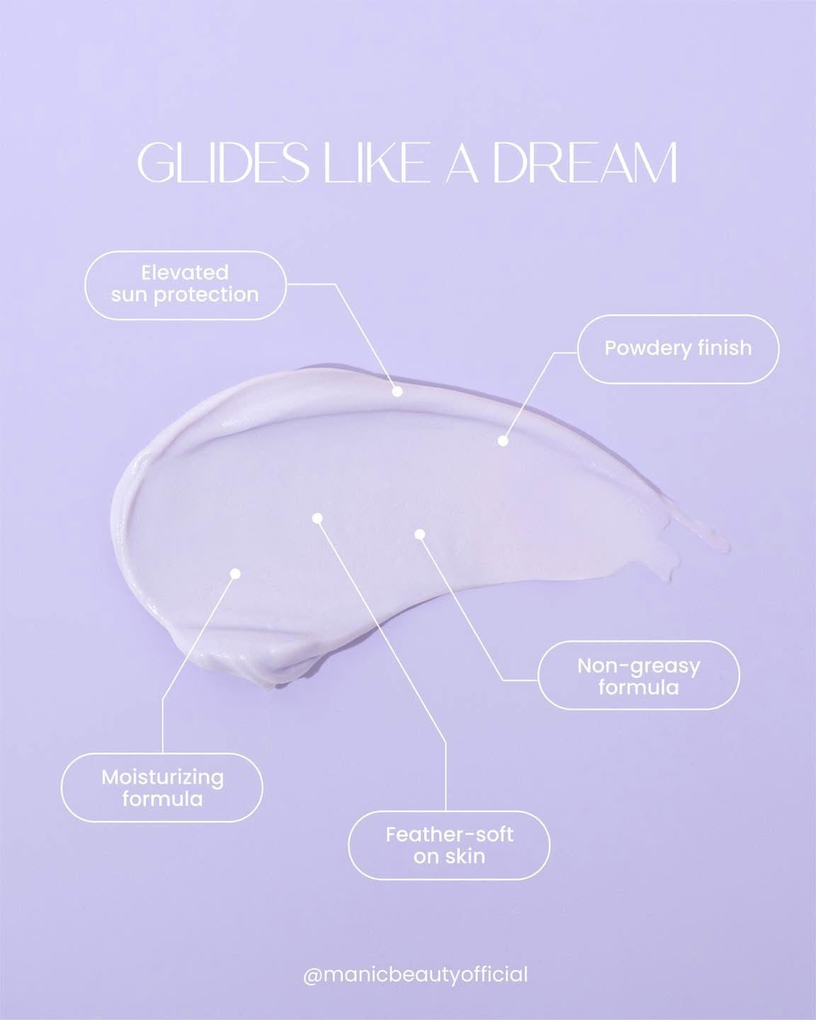 Manic Sunbeam Mousse Hybrid Sunscreen 50ml