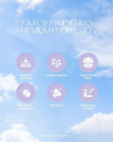 Manic Sunbeam Mousse Hybrid Sunscreen 50ml