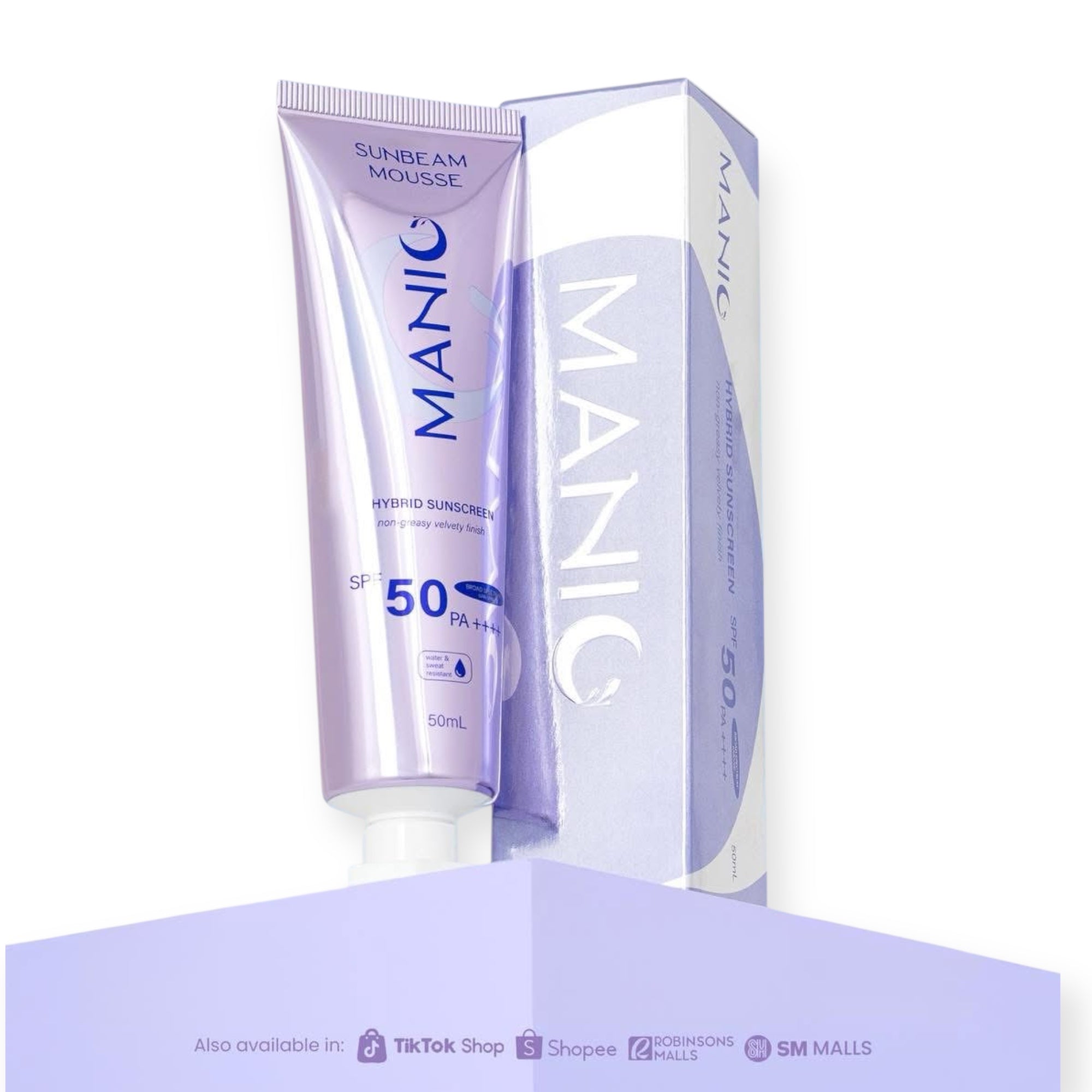 Manic Sunbeam Mousse Hybrid Sunscreen 50ml