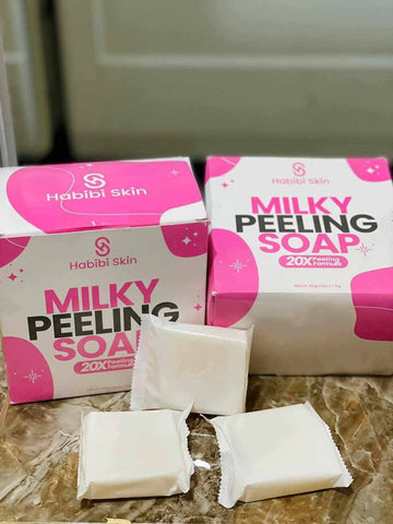 Habibi Skin Milky Peeling Soap 20 PCS x 50g - 1 BOX