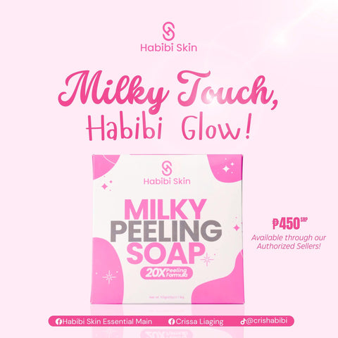 Habibi Skin Milky Peeling Soap 20 PCS x 50g - 1 BOX