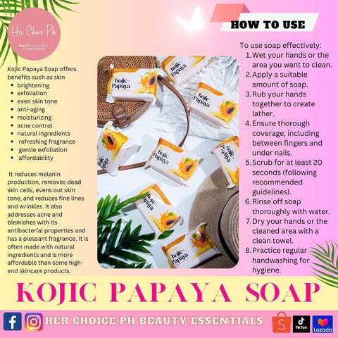 Her Choice - Kojic Papaya Soap 120g
