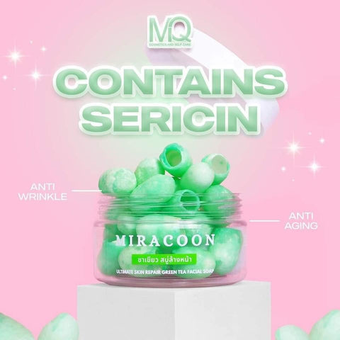 MQ Cosmetics - MIRACOON Ultimate Skin Repair Green Tea Facial Soap