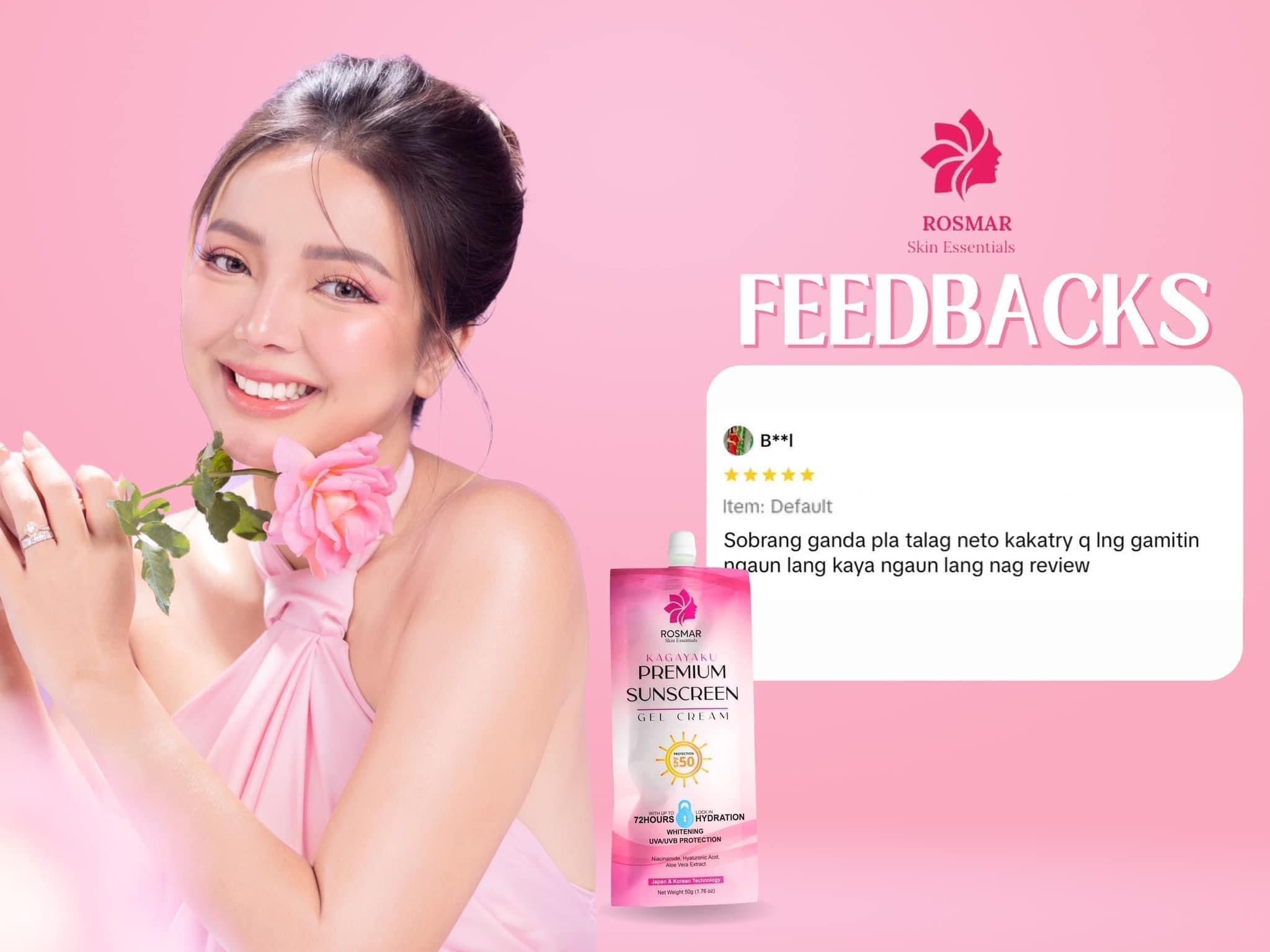 ROSMAR - KAGAYAKU PREMIUM SUNSCREEN GEL CREAM SPF50 - 50g