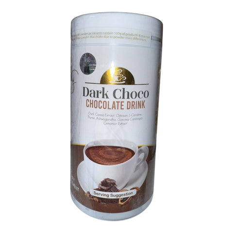 Luxe Slim - Dark Choco - Dark Chocolate Drink - Half Kilo Canister - 500g