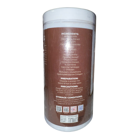 Luxe Slim - Dark Choco - Dark Chocolate Drink - Half Kilo Canister - 500g