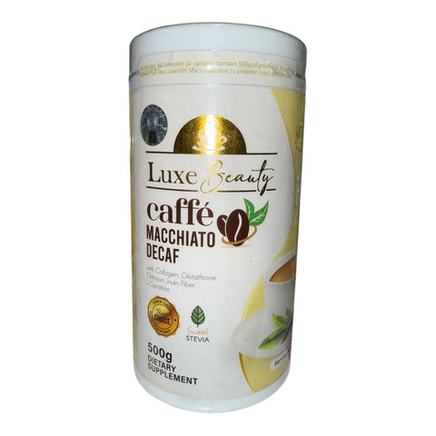 Luxe Slim - Macchiato DECAF - CANISTER - DECAF 500mg