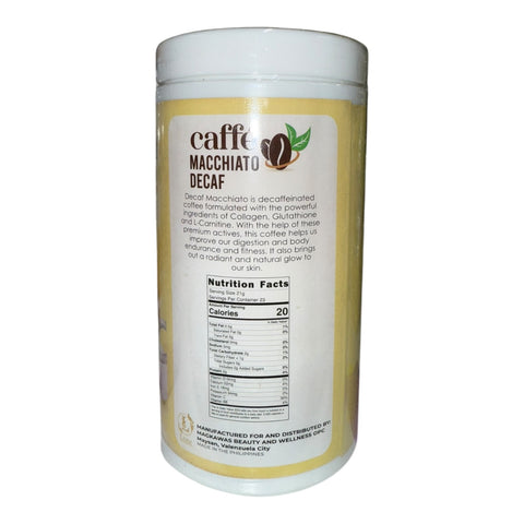 Luxe Slim - Macchiato DECAF - CANISTER - DECAF 500mg