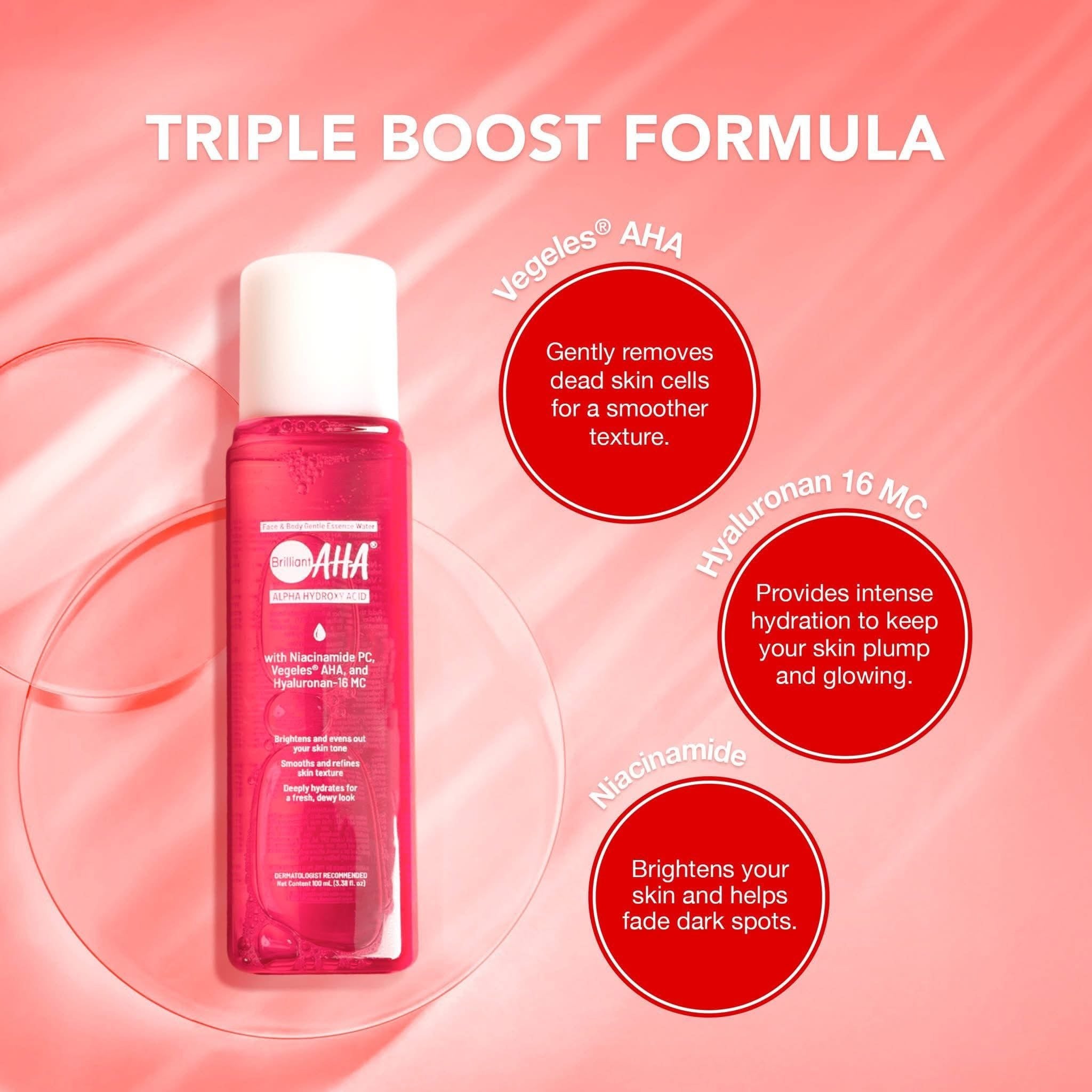 Brilliant Skin Essentials - AHA FACIAL TONER 100 ML