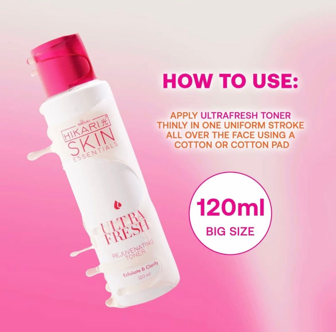 Hikari Skin Essentials - Ultra Fresh Rejuvenating Toner 120ml