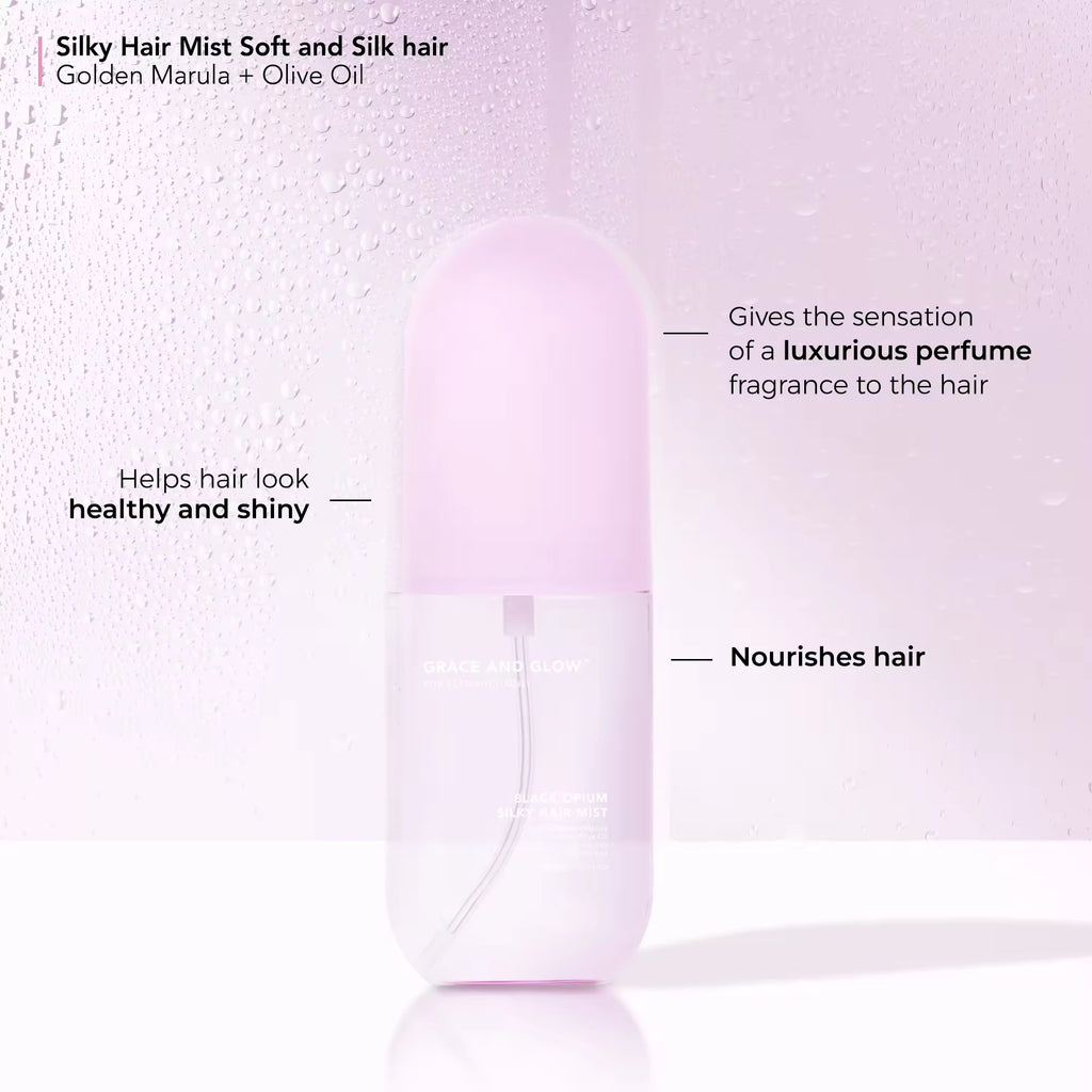 Grace and Glow - BLACK OPIUM PERFUME “ SIKLY HAIR MIST “ 100 ML( hair mist )