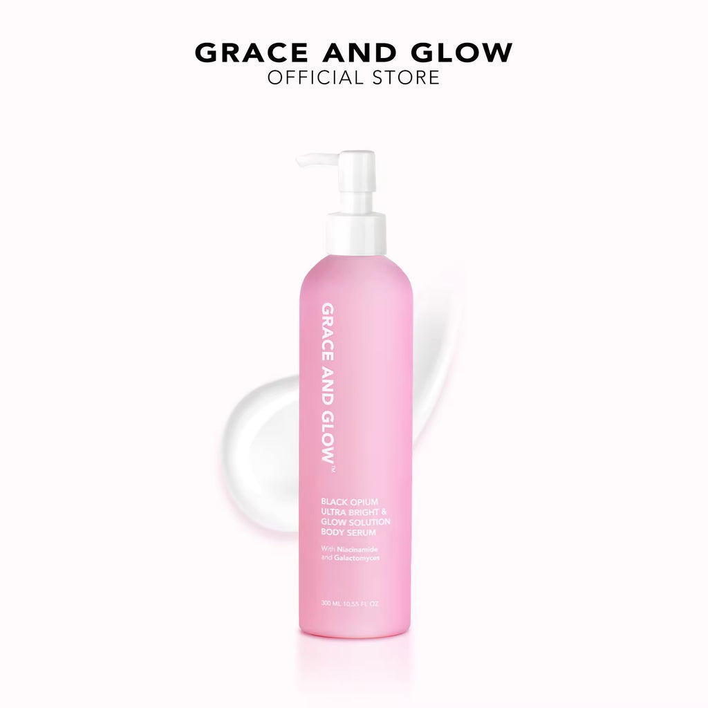 Grace and Glow - Black Opium Ultra Bright and Glow Solution BODY SERUM 300 ML ( PINK )