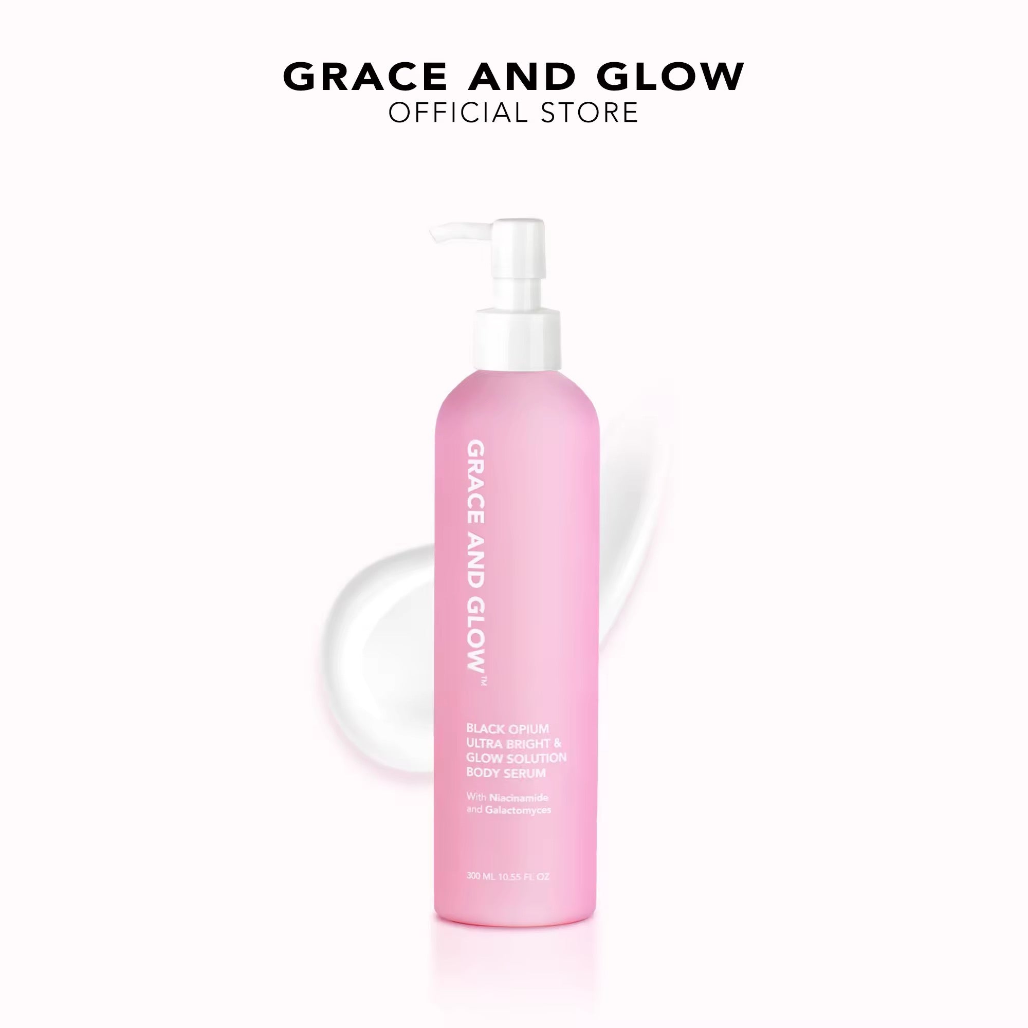 Grace and Glow - Black Opium Ultra Bright and Glow Solution BODY SERUM 300 ML ( PINK )
