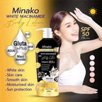 Minako - Niacinamide Glutathione Plus 10% Body Lotion – Vitamin B3+ & Alpha Arbutin SPF 50 PA+++ – 500 mL