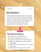 G21 - Abutine 10x Alpha Arbutin Cream 200g