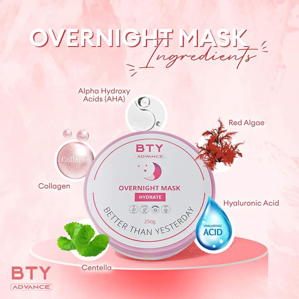 BTY Advance - Overnight Mask Hydrate 250g – My Care Kits