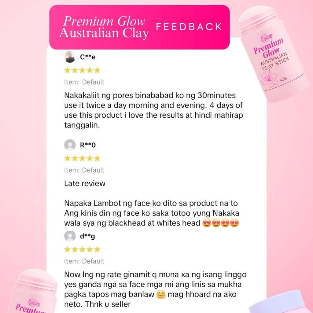 CC Glam Premium Glow Australian Clay Stick 40g